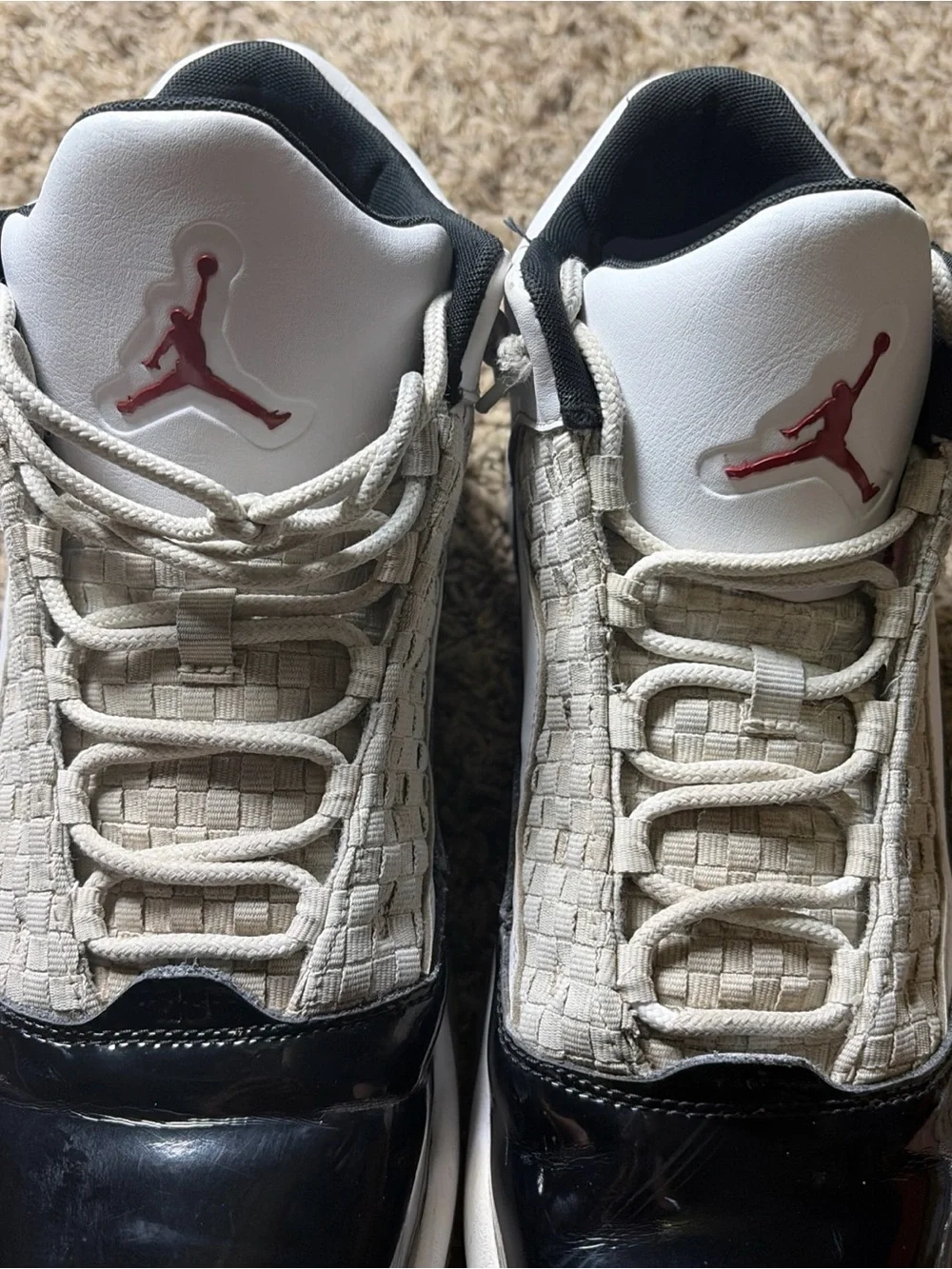 Jordan sneakers woven